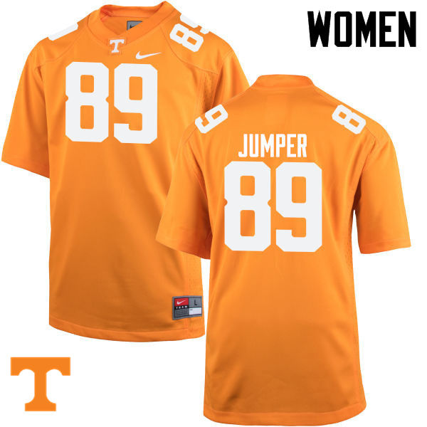 Women #89 Will Jumper Tennessee Volunteers College Football Jerseys-Orange